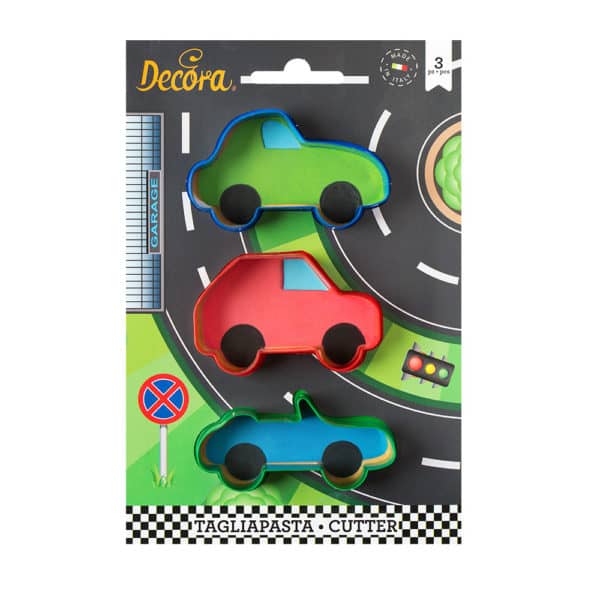 Set 3 decupatoare din plastic masina - Decora