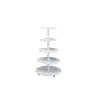 Suport Tort Plastic 5 etaje - 19,5 cm, 24,4 cm, 31 cm, 39,2 cm si 44 cm.