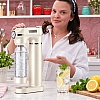 Aparat de Sifon pentru Apă Carbogazoasă, cu Reglaj de Intensitate - Crem - Anyta Cooking