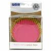 Set 30buc Forme de copt briose- piersică cu garnitură aurie PME
