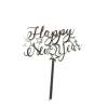  Topper Tort, Happy New Year, argintiu, acril - Anyta Cooking