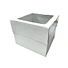 Cutie alba reglabila pentru tort cu fereastra 25 &times; 25 &times; 20 - 30 cm - Anyta Cooking