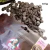Ciocolată Fină Veritabilă Neagră , bănuți , cacao 55% - 10kg - Anyta Cooking