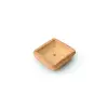 Coji de tarta patrate mici 108 buc - portocale de 30 x 30 mm - Cassibba