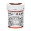 Colorant alimentar ciocolată-Metallic Bronze-35g-Sugarflair - Anyta Cooking