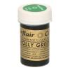 Colorant Pasta/Gel - HOLLY GREEN / Verde Stejar 25g - Sugarflair - Anyta Cooking