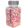 Confeti Zahar - NR1 - Alb cu Roz -100gr-Dr Gusto