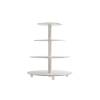 Suport Tort Plastic 4 etaje - 510mm inaltime, 340mm diametru
