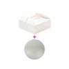 Cutie din carton tort - 36 x 36 x 12 h cm + Disc rotund ø 35,5cm-Decora - Anyta Cooking