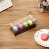 Cutie pentru 4 Macarons+ PVC -17x7x6 cm-Anyta Cooking - Anyta Cooking
