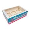 Cutie pentru 6 briose - 25x17x8 cm (Set 5 Buc) - Packmania