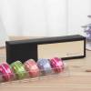 Cutie pentru 6 Macarons + PVC -Maro Deschis-23x6x4.5 cm-Anyta Cooking - Anyta Cooking