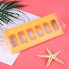 Cutie pentru 6 Macarons+ PVC -Portocaliu- 23x9,8 cm-Anyta Cooking - Anyta Cooking