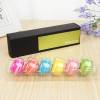 Cutie pentru 6 Macarons + PVC -Verde Stejar-23x6x4.5 cm-Anyta Cooking - Anyta Cooking