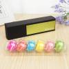 Cutie pentru  6 Macarons + PVC -Verde Stejar-23x6x4.5 cm-Anyta Cooking