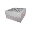 Cutie tort ALBA cu capac dantelat - 30x30x20 cm - Anyta Cooking