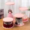 Cutii Torturi transparente Rotunde - Roz -Anyta Cooking - Anyta Cooking