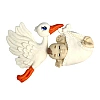 Decor comestibil - &bdquo;Barza cu bebelus&rdquo; - 1 buc - Anyta Cooking