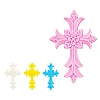 Decor comestibil - &bdquo;Cruce roz&rdquo; - 1 buc - Anyta Cooking