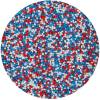 Decor din zahar – Nonpareils Red-White-Blue – 80 Gr – Funcakes - Anyta Cooking