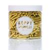 Decoratiuni zahar (sprinkles) - Gold Rods - 90 gr - Happy Sprinkles - Anyta Cooking