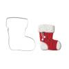 Decupator "Christmas Stockings" Gheata Mos Craciun