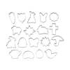 Decupator din inox - Pasti - set 18 buc. - Wilton - Anyta Cooking