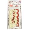 Decupator din plastic- LOVE - 6 x 13 cm - FMM - Anyta Cooking
