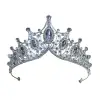 Coronita argintie cu cristale albe - Anyta Cooking