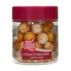 Bilele crocante de ciocolată-(ø15 mm) – Glamour Gold -130gr - Funcakes