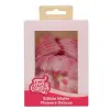 Set 10 Decorațiune tort-Vafe Orhidee roz-8,5 x 7,5 CM- FunCakes