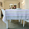 Față de masă antipete Dungi Pastel, 240 x 150 cm, poliester impermeabil &ndash; Anyta Cooking