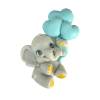 Figurina comestibilă - Elefant cu inimioare albastre - Anyta Cooking