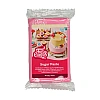Fondant / Pasta de zahar cu gust de vanilie - ROZ PRETTY - 250g - Funcakes