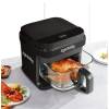 Friteuză cu aer cald, Air Fryer TRENDY - 5.5L - cu coș din sticlă - 1200W - Anyta Cooking