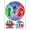 Imagine Comestibila " Eroi in pijamale PJ Masks1 " - Anyta Cooking