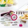 Kit Presa de biscuiti otel inoxidabil cu 13 forme + 8 duiuri - Decora - Anyta Cooking