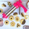 Kit Presa de biscuiti otel inoxidabil cu 13 forme + 8 duiuri - Decora - Anyta Cooking