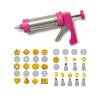 Kit Presa de biscuiti otel inoxidabil cu 13 forme + 8 duiuri - Decora - Anyta Cooking