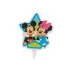 Lumânare – MICKEY SI MINNIE MOUSE 2D – 7,5 CM - Dekora