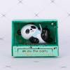 Lumânare Tort 3D - Panda cu papion Albastru - Anyta Cooking - Anyta Cooking