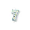 Lumanare Albastra in Forma de Cifra 7 - PME - Anyta Cooking