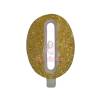 Lumanare Tort cu Sclipici - NR 0 - Auriu - 7 cm - Anyta Cooking - Anyta Cooking