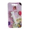 Lumanare Tort cu Sclipici - NR 1 - Alb - Anyta Cooking - Anyta Cooking