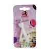 Lumanare Tort cu Sclipici - NR 4 - Alb - Anyta Cooking - Anyta Cooking