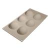 Mulaj din silicon - Semisfere Mari 6 cavitati - 6 cm - Cesil - Anyta Cooking	