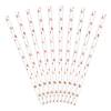 Paie din hartie cu inimi rose gold - 10 buc. - PARTYDECO - Anyta Cooking