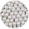 Perle / Perlute din zahar 10mm - Alb Perlat / White - 150g - Pastry Colours