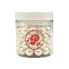 Perle / Perlute din zahar 14mm - Alb Perlat / White - 150g - Pastry Colours