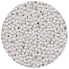 Perle / Perlute din zahar 4mm - Alb Perlat / White - 65g - Pastry Colours